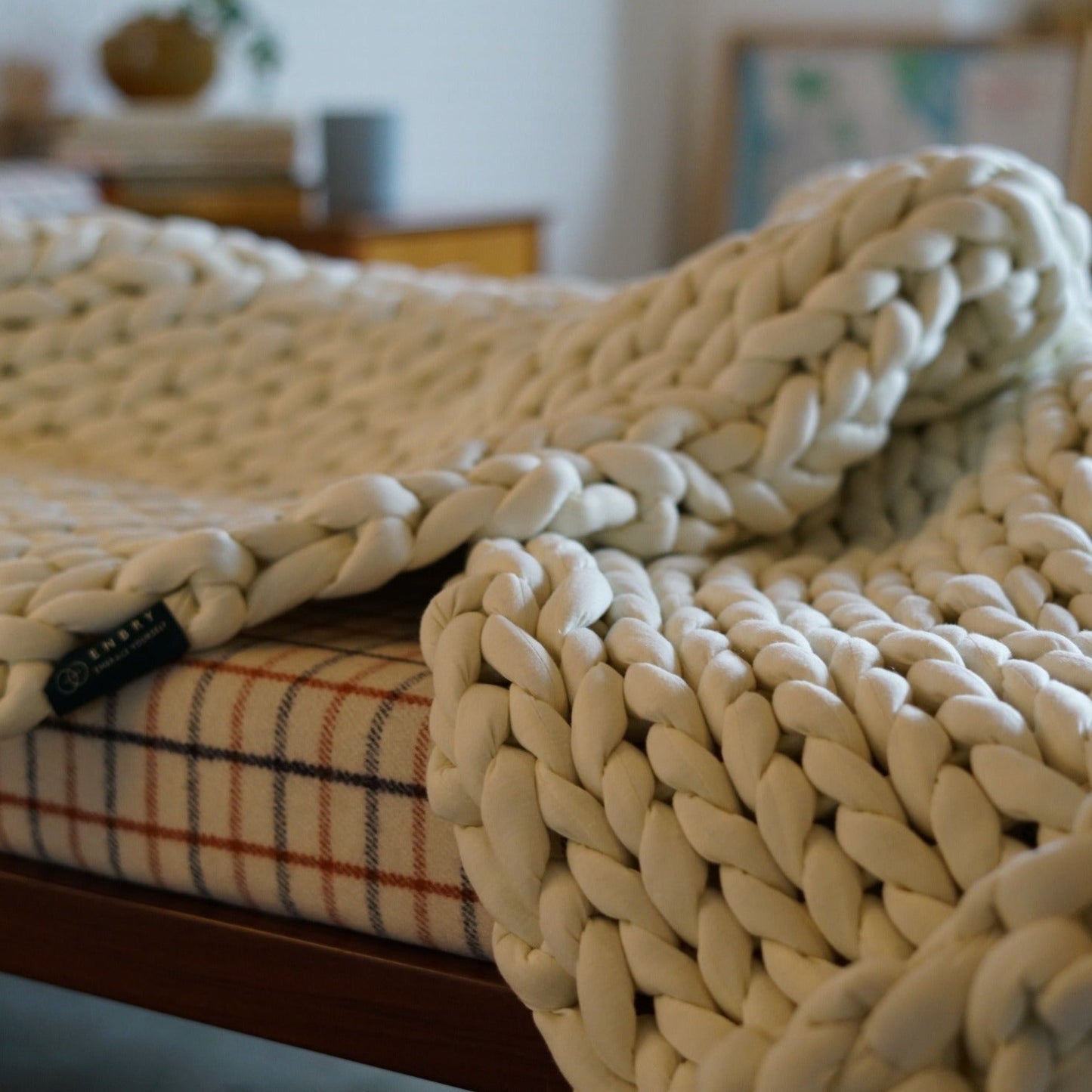 #ENBRY Blanket #7kg #Cream #bed＃エンブリー エンブレイサブルユー ウェイテッドブランケット ＃7kg クリーム　＃加重ブランケット