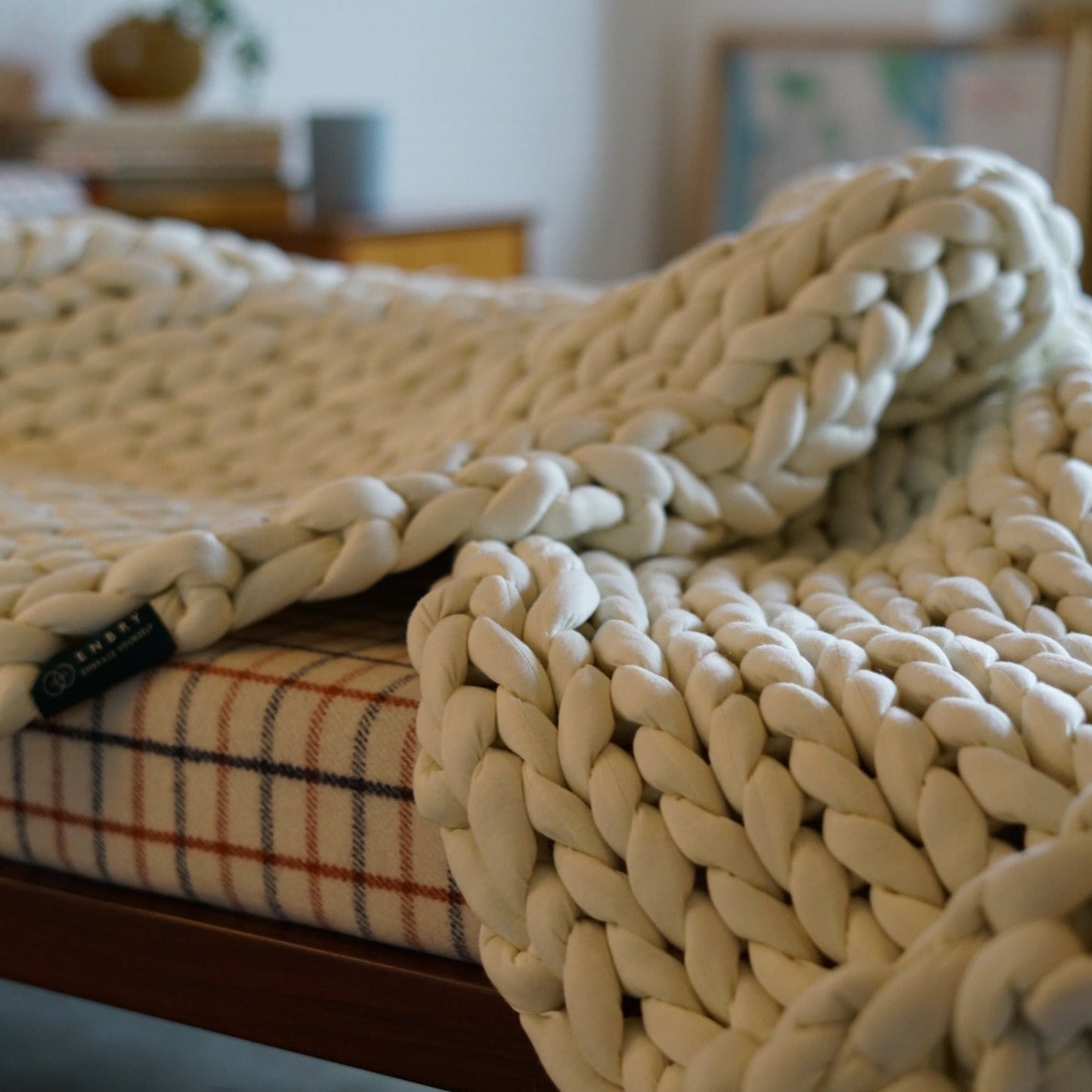 #ENBRY Blanket #7kg #Cream #bed＃エンブリー エンブレイサブルユー ウェイテッドブランケット ＃7kg クリーム　＃加重ブランケット