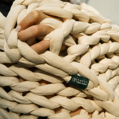 [ Set : 5kg & 3kg ] ゆるめ編み - ENBRY ウェイテッドブランケット / Loose Knitted - ENBRY Embraceable You Weighted Blanket - ENBRY