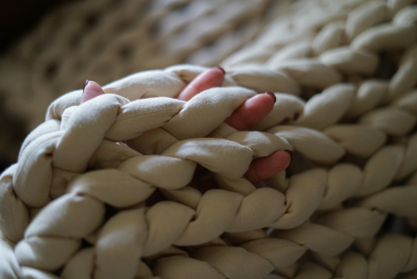［テスターページ］ゆるめ編み - ENBRY ウェイテッドブランケット / Loose Knitted - ENBRY Embraceable You Weighted Blanket - ENBRY